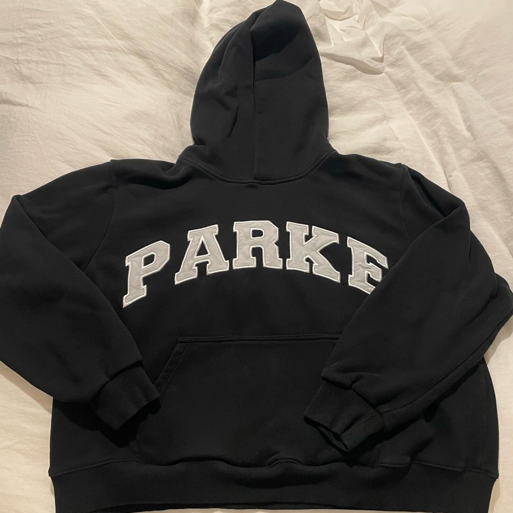 PARKE Black Hoodie - Chelsea Parke brand